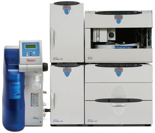 Obr. 2: On-line napojenie IC Pure Water Purification systému na iónový chromatograf ICS-5000+