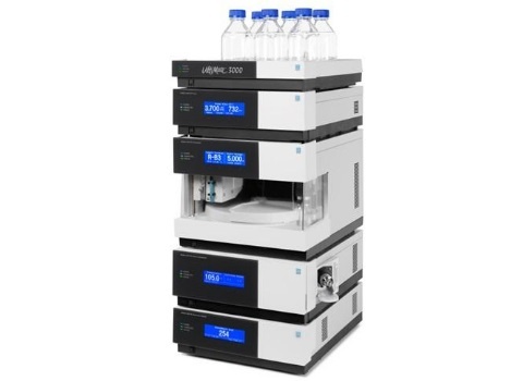 Příklad sestavy vysokoúčinné kapalinové chromatografie UltiMate 3000 – Standard