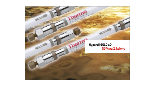 Obr. 3:Hypersil GOLD aQ -50% na 2.kolonu