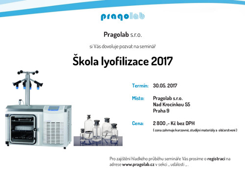 ŠKOLA LYOFILIZACE 2017